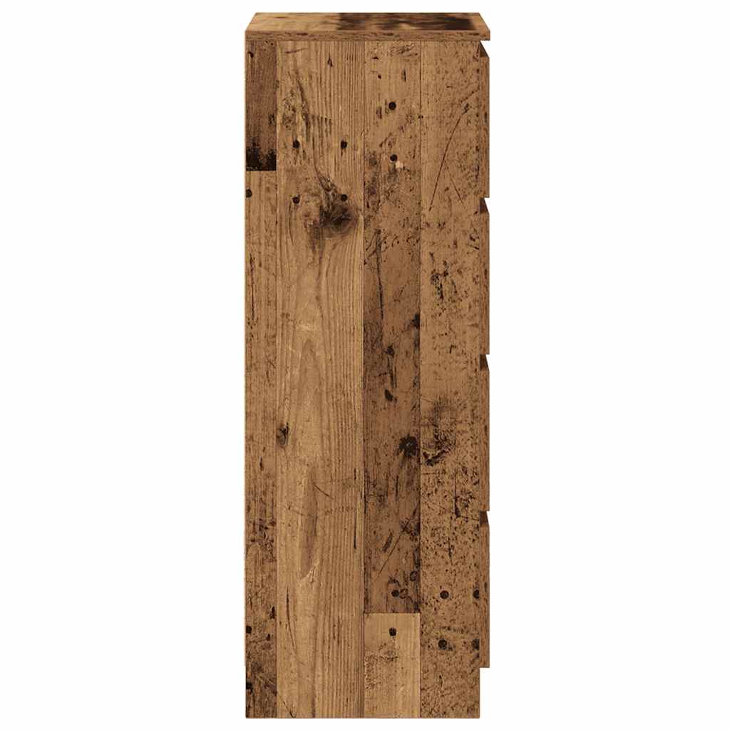 vidaXL Komoda Stare drewno 37,5x35x99 cm Drewno klejone