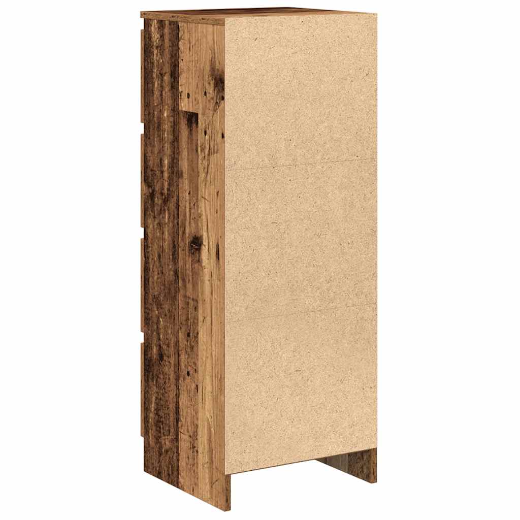 vidaXL Komoda Stare drewno 37,5x35x99 cm Drewno klejone