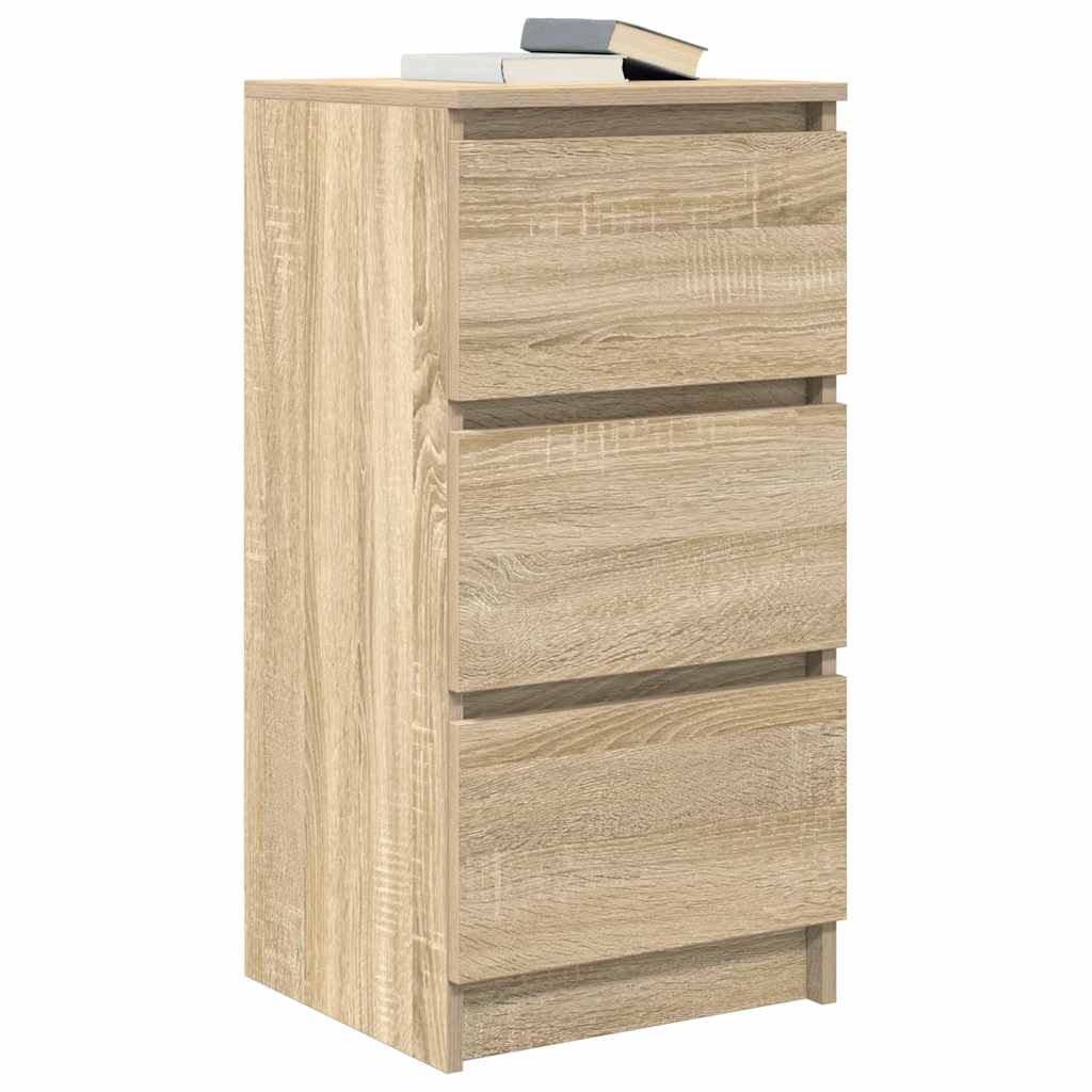 vidaXL Komoda Sonoma Oak 37,5x35x76 cm Drewno klejone