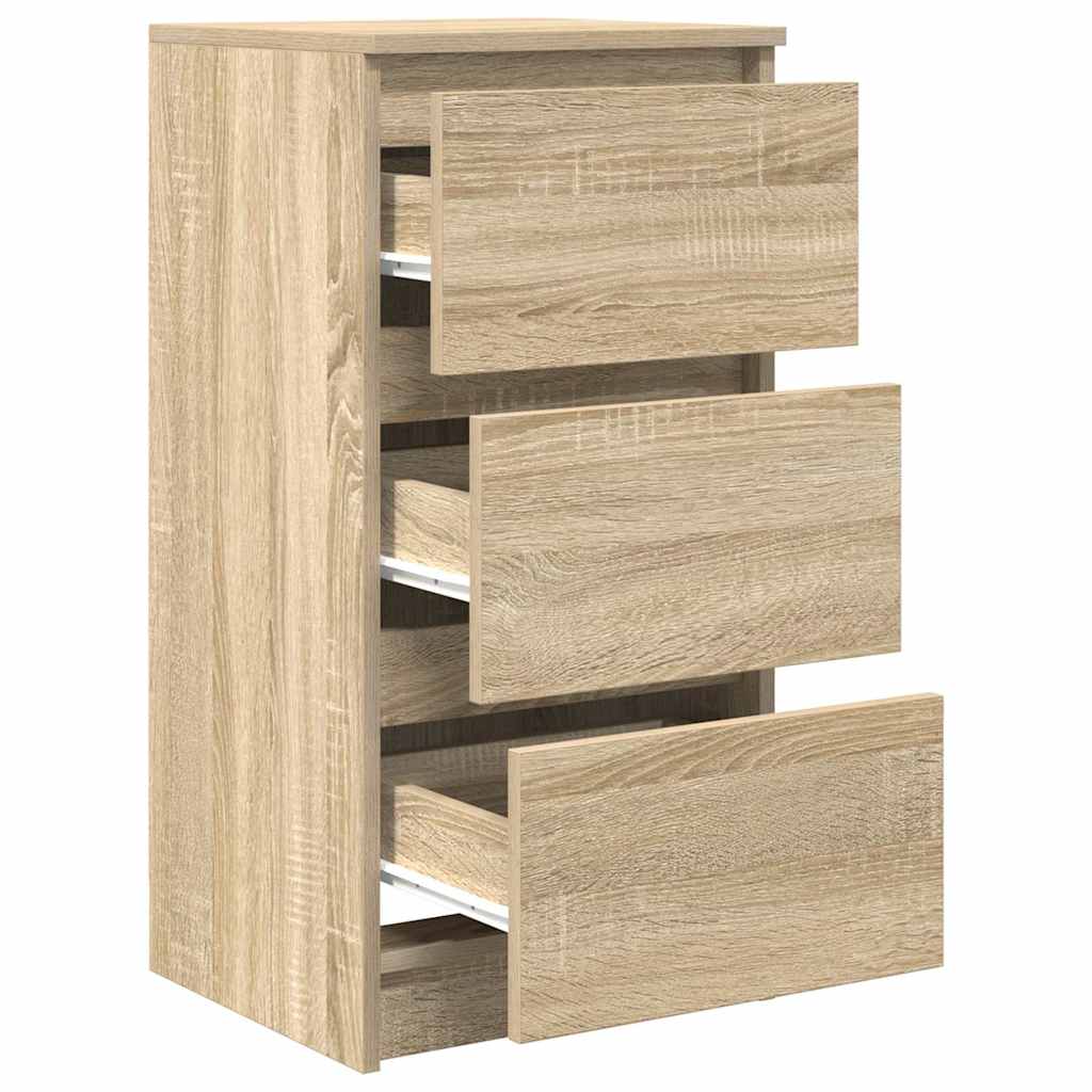 vidaXL Komoda Sonoma Oak 37,5x35x76 cm Drewno klejone