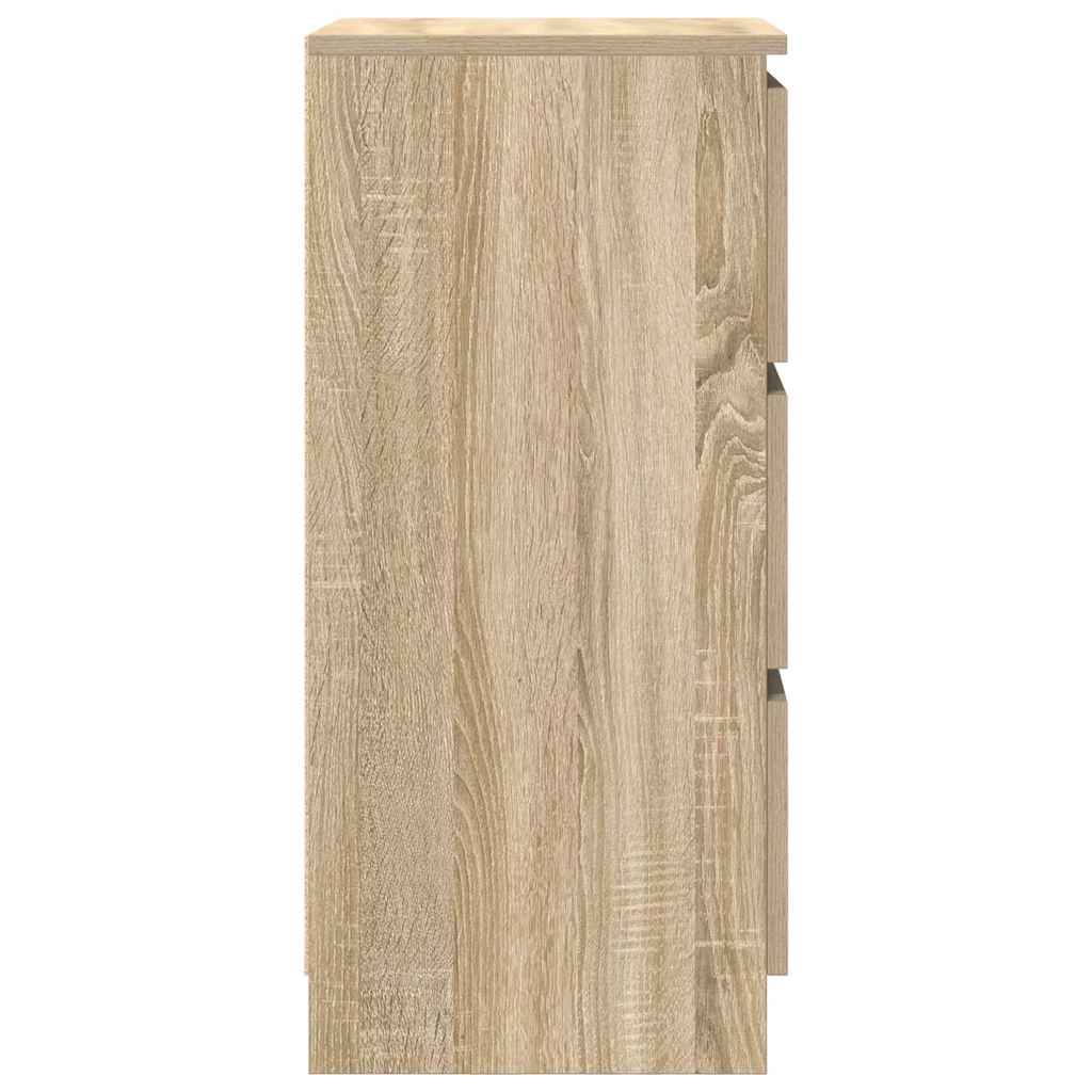vidaXL Komoda Sonoma Oak 37,5x35x76 cm Drewno klejone