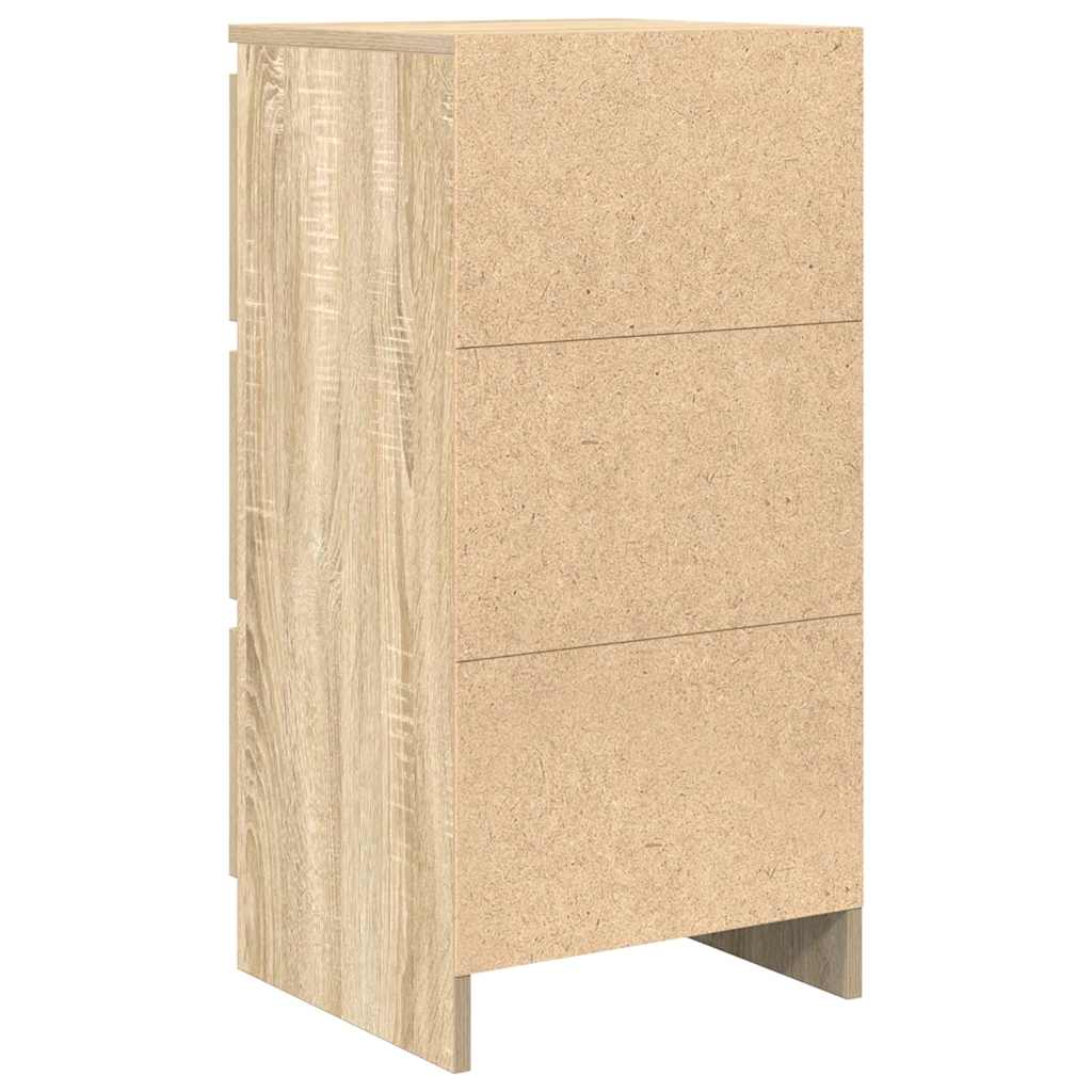 vidaXL Komoda Sonoma Oak 37,5x35x76 cm Drewno klejone