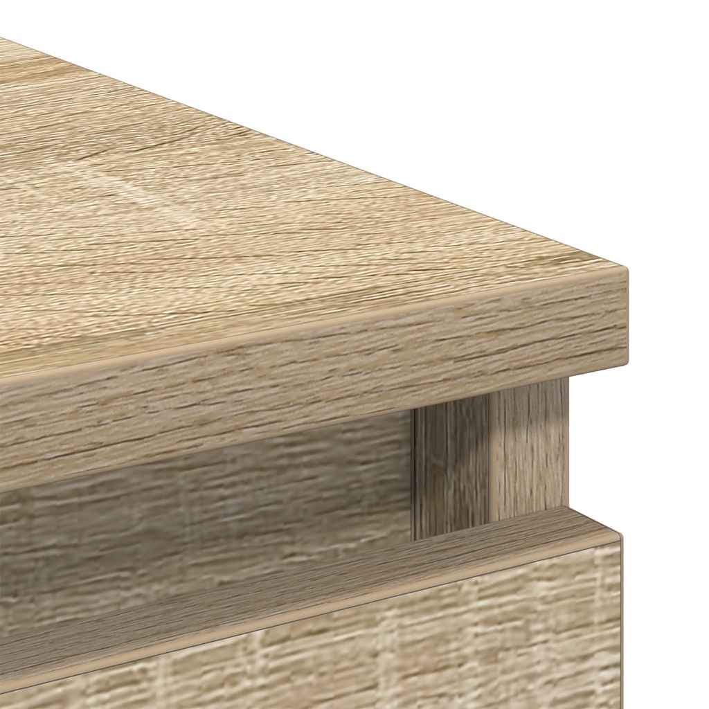 vidaXL Komoda Sonoma Oak 37,5x35x76 cm Drewno klejone