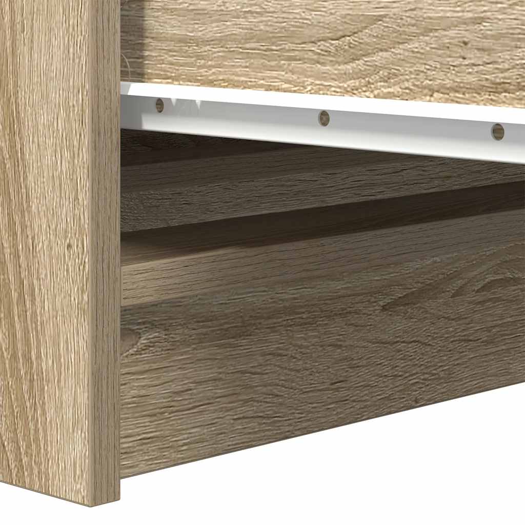 vidaXL Komoda Sonoma Oak 37,5x35x76 cm Drewno klejone