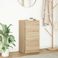 vidaXL Komoda Sonoma Oak 37,5x35x76 cm Drewno klejone