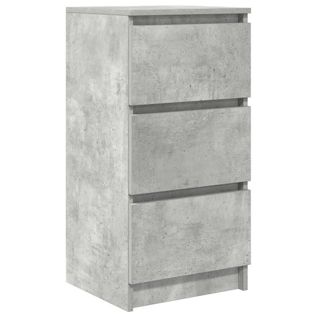 vidaXL Komoda Betonowa Szara 37,5x35x76 cm Drewno klejone