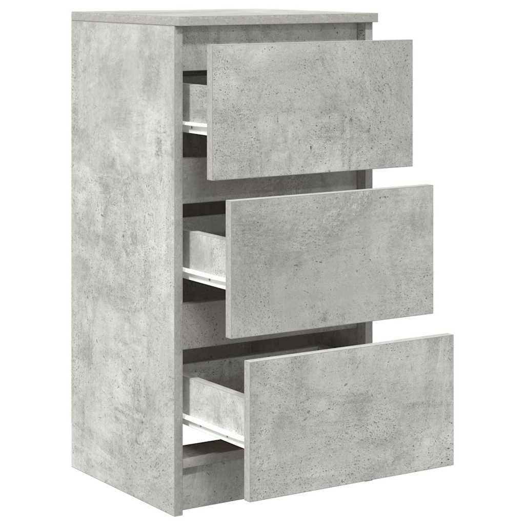 vidaXL Komoda Betonowa Szara 37,5x35x76 cm Drewno klejone