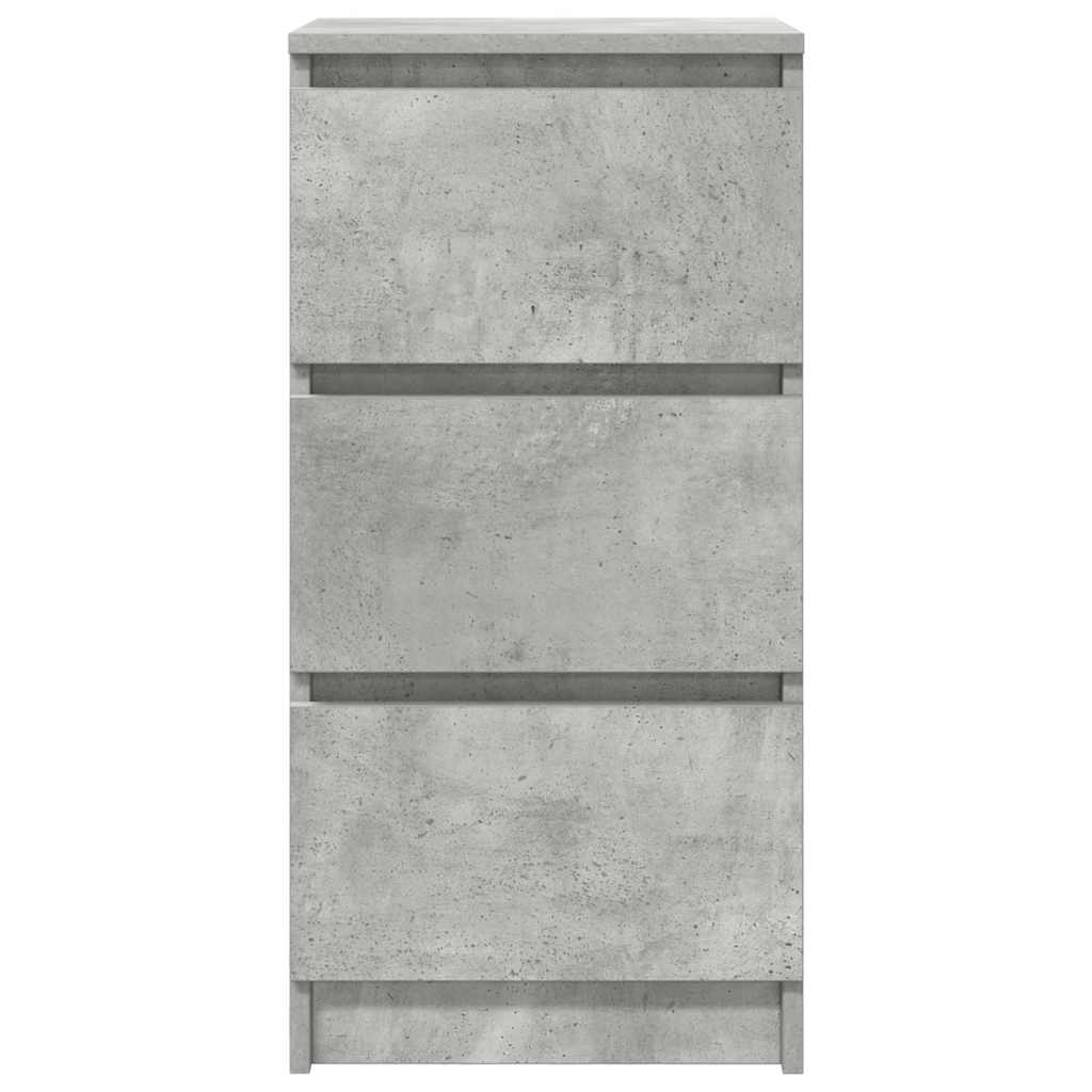 vidaXL Komoda Betonowa Szara 37,5x35x76 cm Drewno klejone