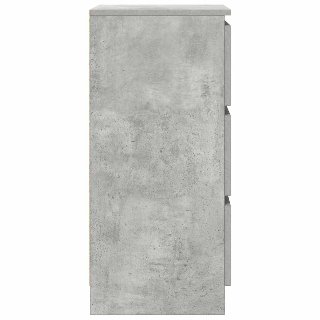 vidaXL Komoda Betonowa Szara 37,5x35x76 cm Drewno klejone
