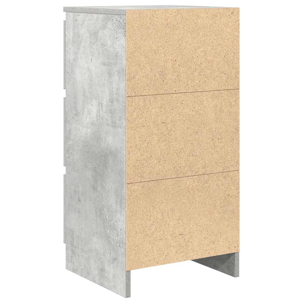 vidaXL Komoda Betonowa Szara 37,5x35x76 cm Drewno klejone