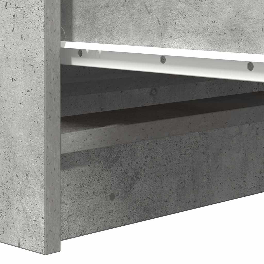 vidaXL Komoda Betonowa Szara 37,5x35x76 cm Drewno klejone
