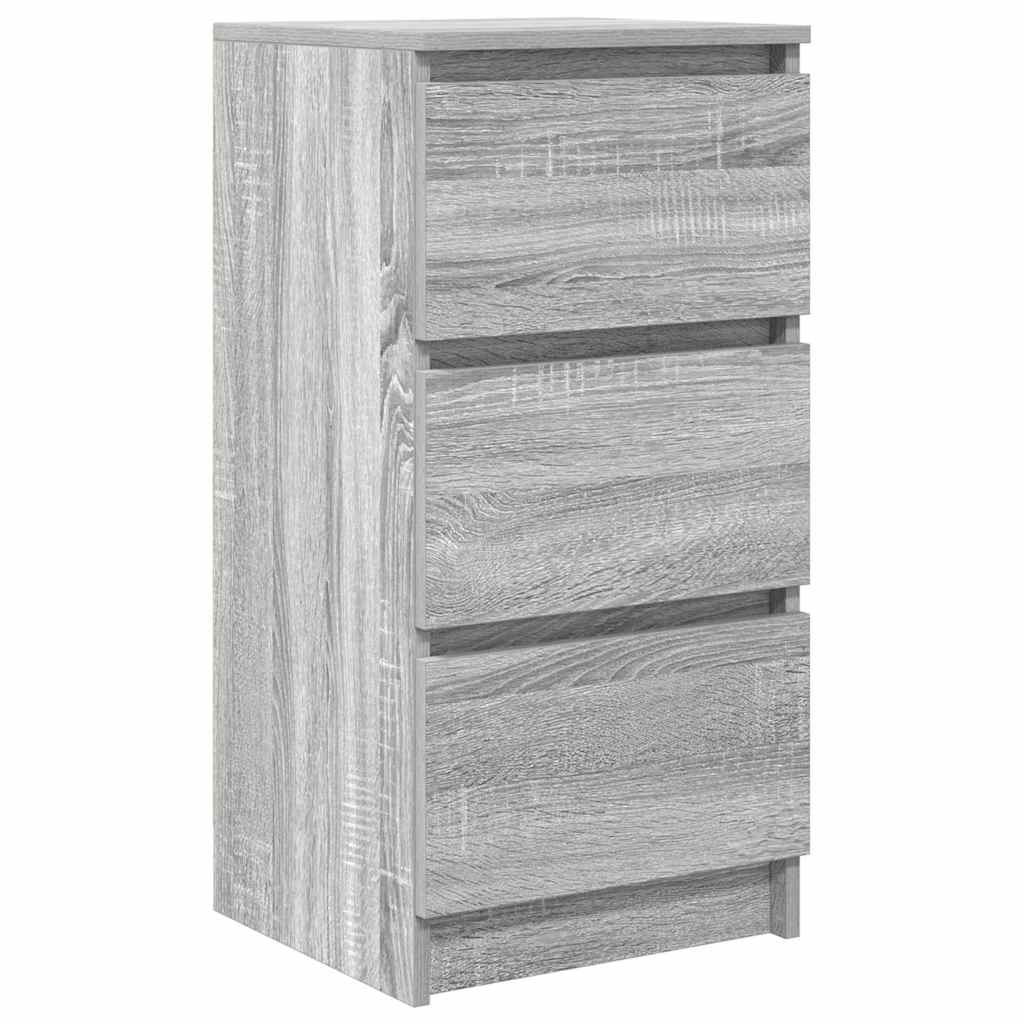 vidaXL Komoda Szara Sonoma 37,5x35x76 cm Drewno klejone