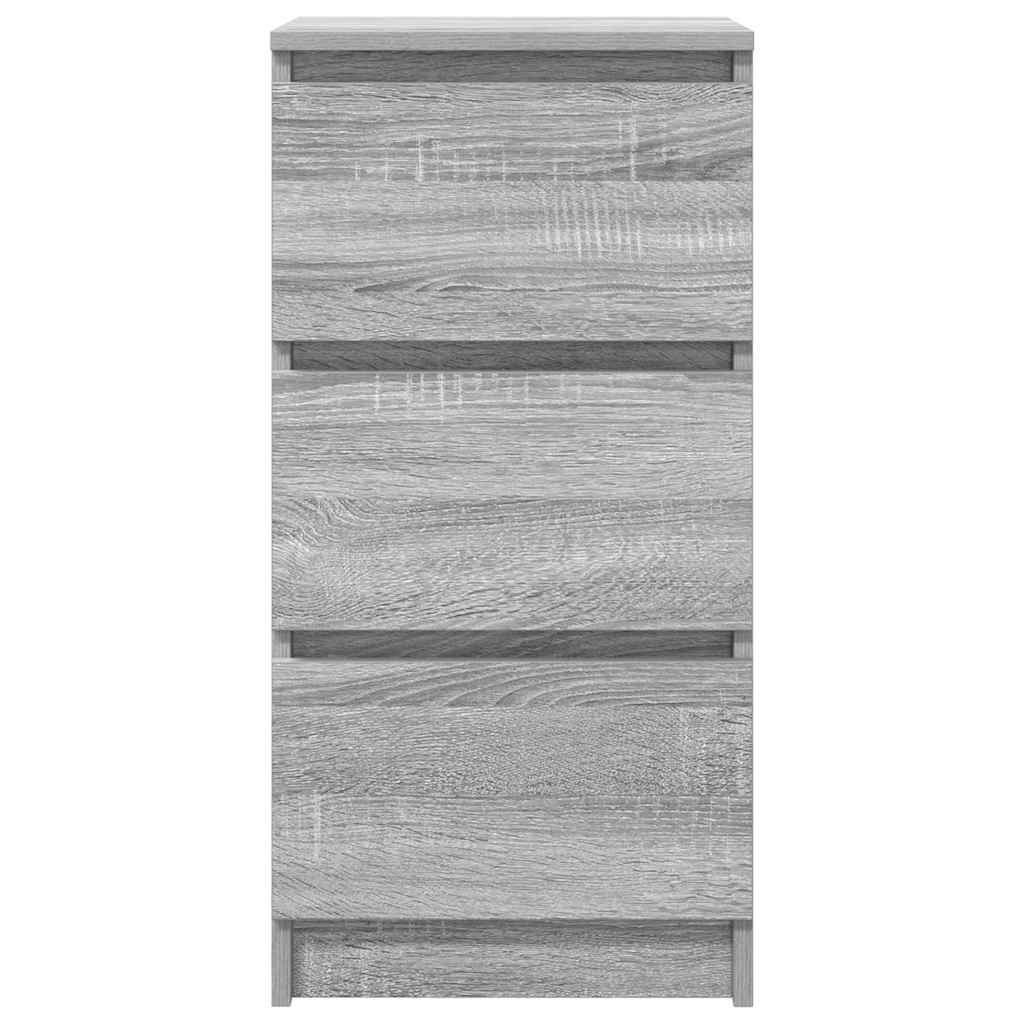 vidaXL Komoda Szara Sonoma 37,5x35x76 cm Drewno klejone