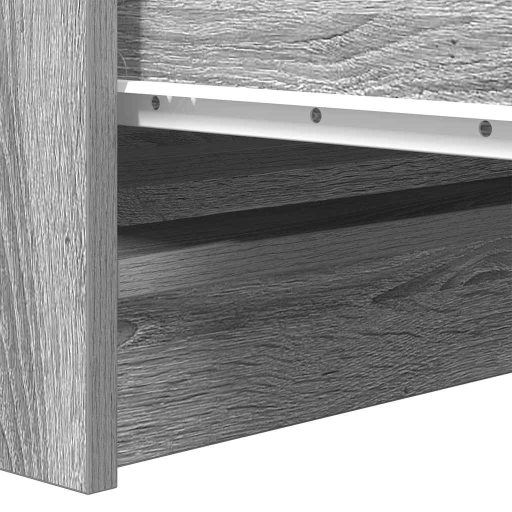 vidaXL Komoda Szara Sonoma 37,5x35x76 cm Drewno klejone