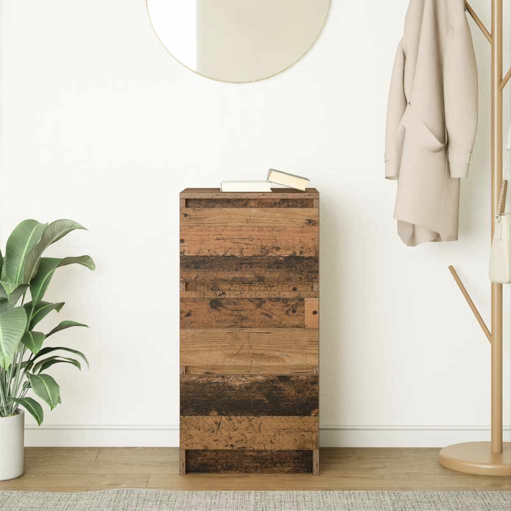 vidaXL Komoda Stare drewno 37,5x35x76 cm Drewno klejone
