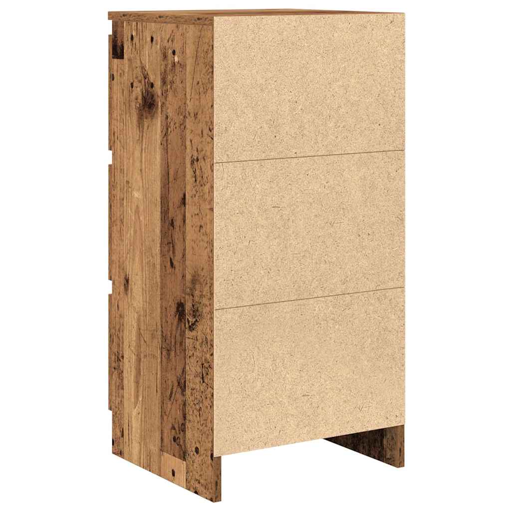 vidaXL Komoda Stare drewno 37,5x35x76 cm Drewno klejone