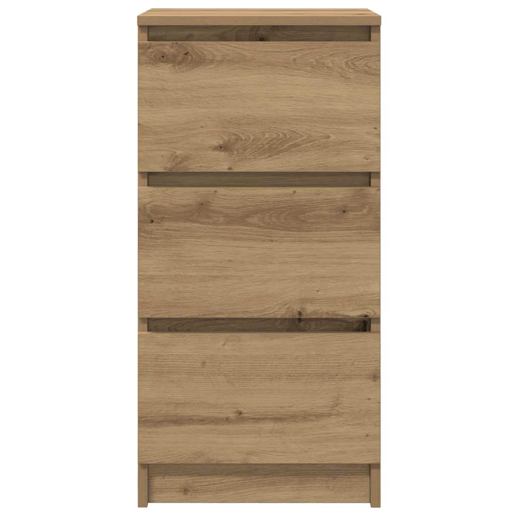 vidaXL Komoda Artisan Dąb 37,5x35x76 cm Drewno klejone