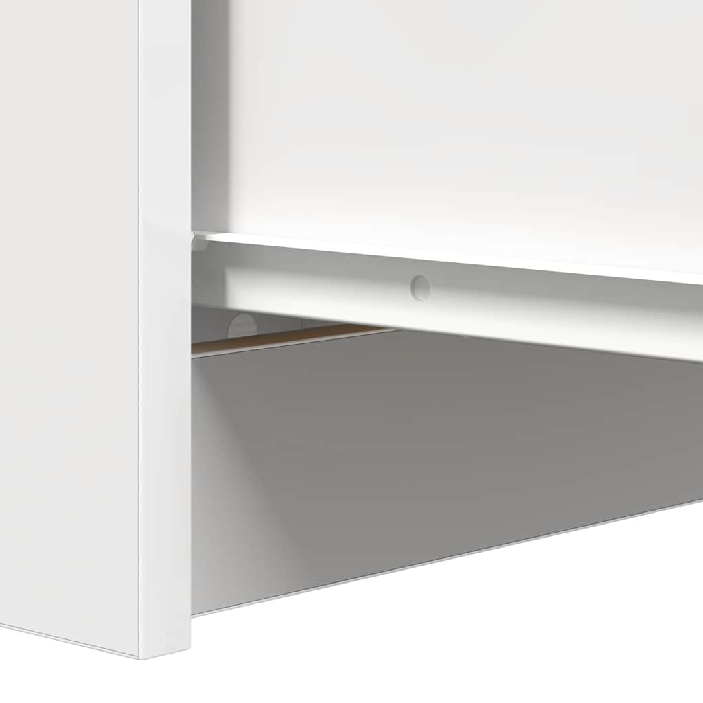 vidaXL Komoda Biała 37,5x35x76 cm Drewno klejone