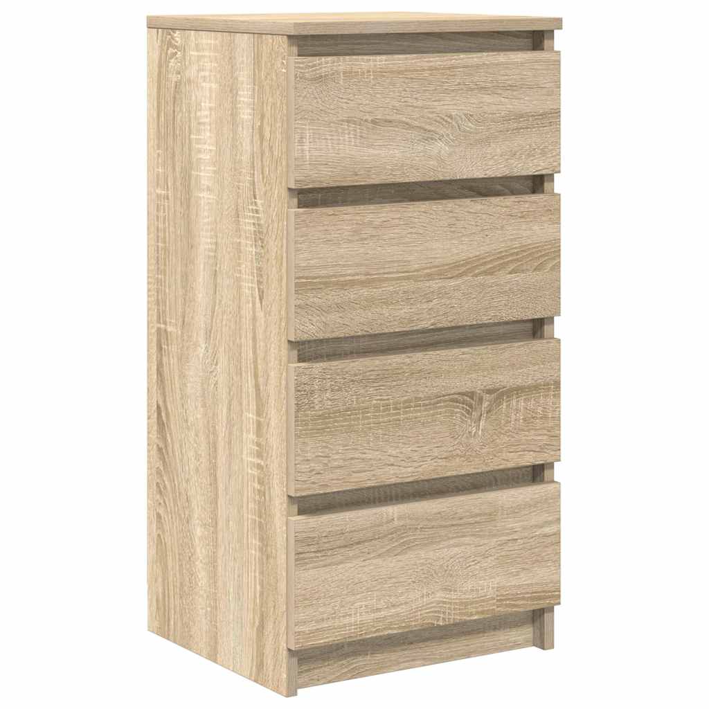 vidaXL Komoda Sonoma Oak 37,5x35x76 cm Drewno klejone
