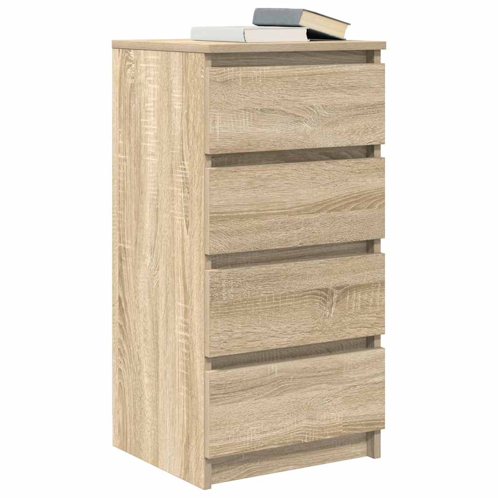 vidaXL Komoda Sonoma Oak 37,5x35x76 cm Drewno klejone