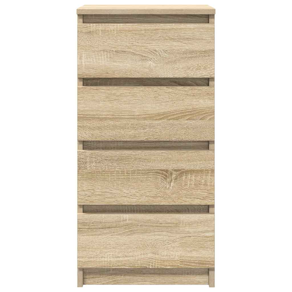 vidaXL Komoda Sonoma Oak 37,5x35x76 cm Drewno klejone