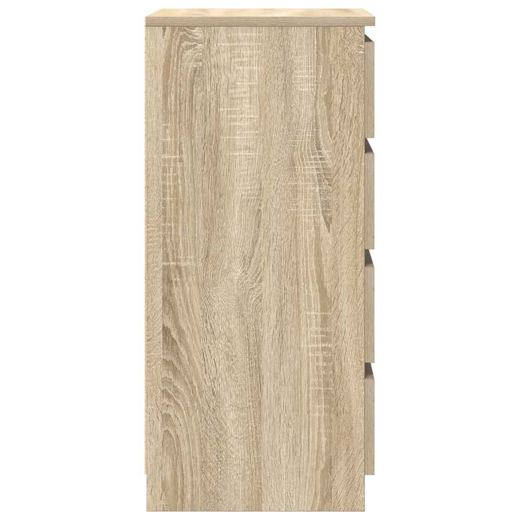 vidaXL Komoda Sonoma Oak 37,5x35x76 cm Drewno klejone