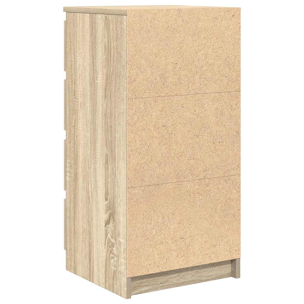 vidaXL Komoda Sonoma Oak 37,5x35x76 cm Drewno klejone