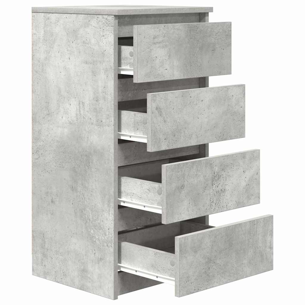 vidaXL Komoda Betonowa Szara 37,5x35x76 cm Drewno klejone