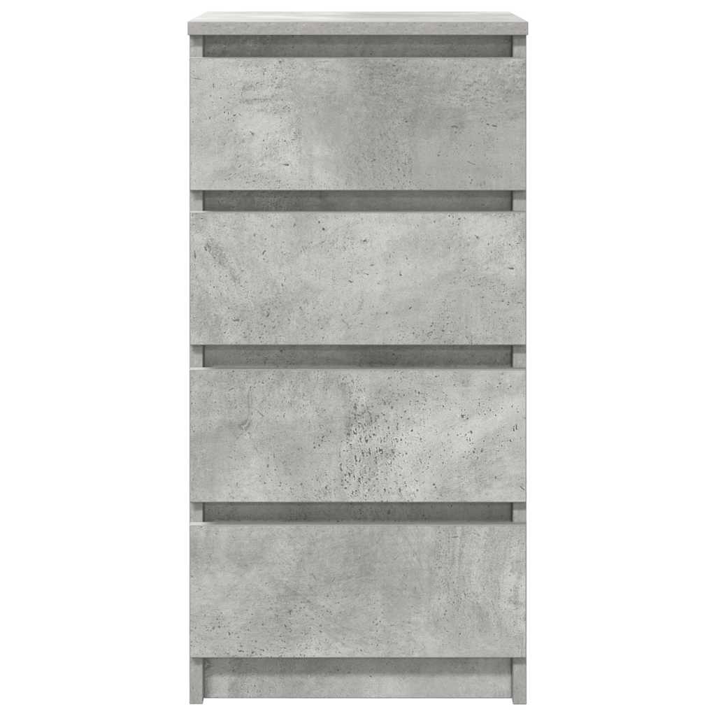 vidaXL Komoda Betonowa Szara 37,5x35x76 cm Drewno klejone