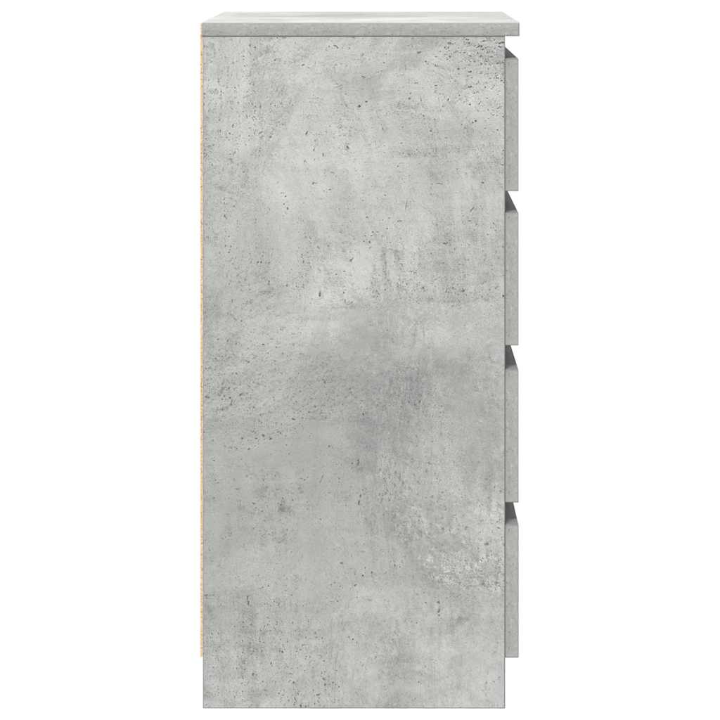 vidaXL Komoda Betonowa Szara 37,5x35x76 cm Drewno klejone