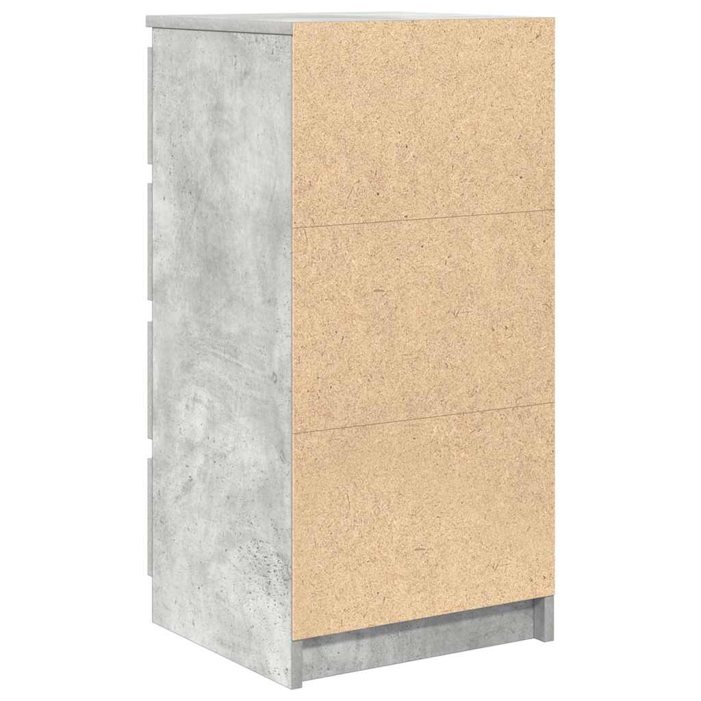 vidaXL Komoda Betonowa Szara 37,5x35x76 cm Drewno klejone