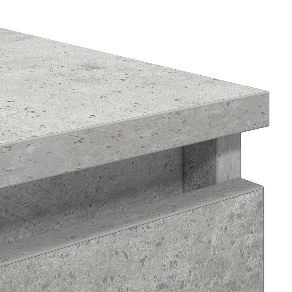 vidaXL Komoda Betonowa Szara 37,5x35x76 cm Drewno klejone