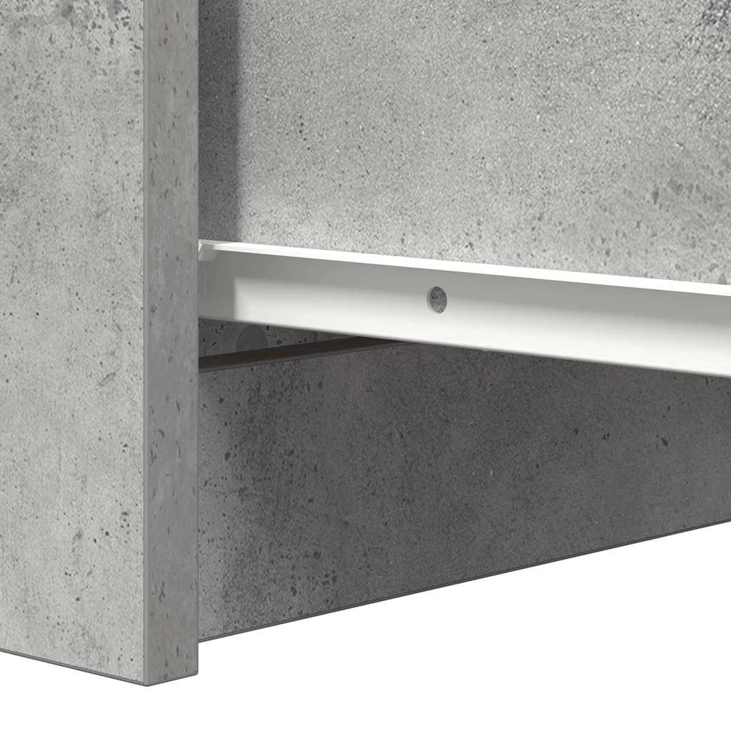 vidaXL Komoda Betonowa Szara 37,5x35x76 cm Drewno klejone