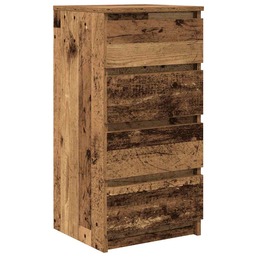 vidaXL Komoda Stare drewno 37,5x35x76 cm Drewno klejone