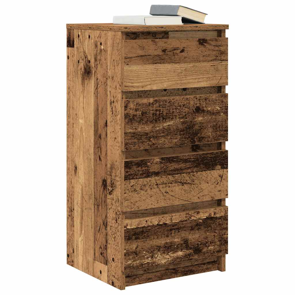vidaXL Komoda Stare drewno 37,5x35x76 cm Drewno klejone