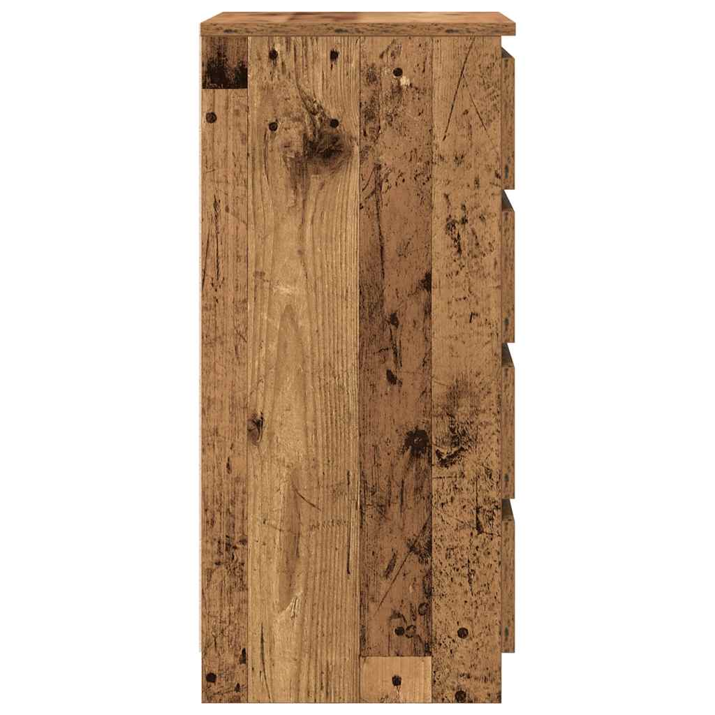 vidaXL Komoda Stare drewno 37,5x35x76 cm Drewno klejone