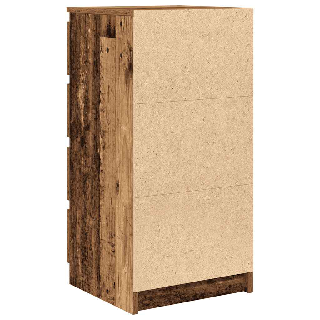 vidaXL Komoda Stare drewno 37,5x35x76 cm Drewno klejone