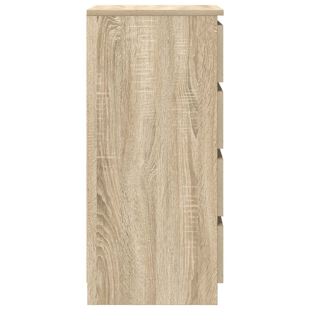 vidaXL Komoda z szufladami Dąb Sonoma 37,5x35x99 cm Drewno klejone