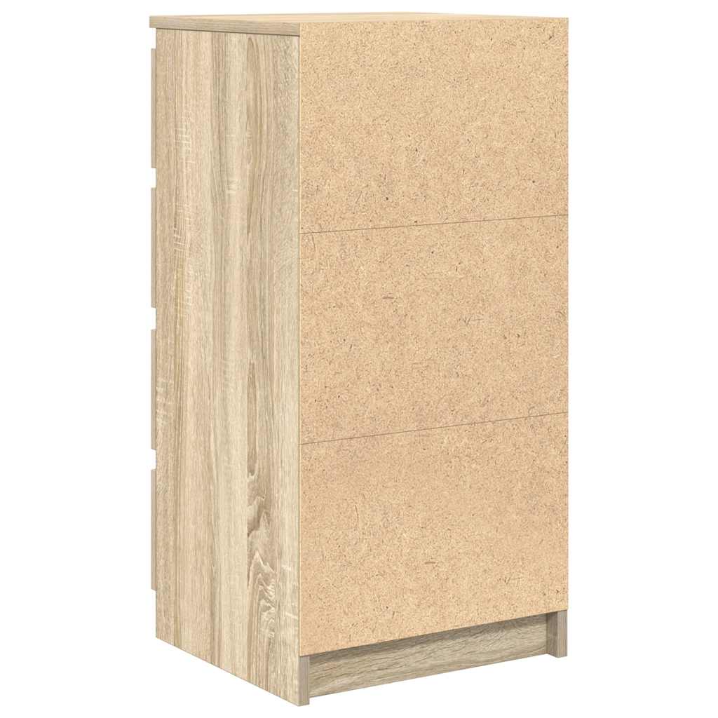 vidaXL Komoda z szufladami Dąb Sonoma 37,5x35x99 cm Drewno klejone