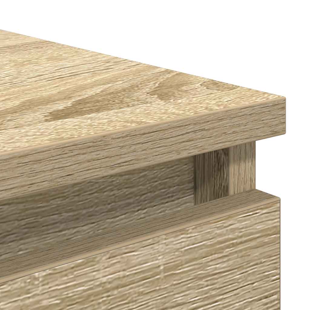vidaXL Komoda z szufladami Dąb Sonoma 37,5x35x99 cm Drewno klejone