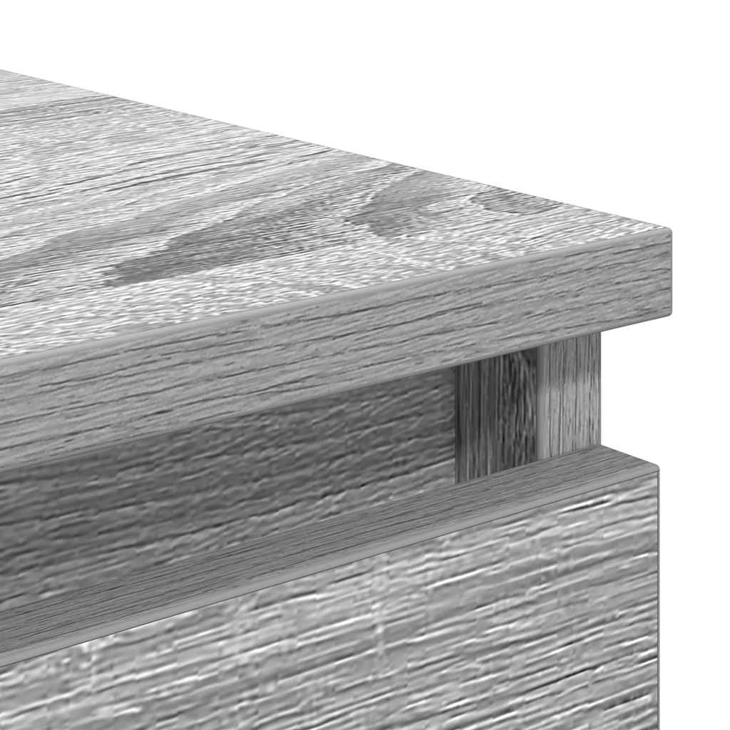 vidaXL Komoda z szufladami Szara Sonoma 37,5x35x99 cm Drewno klejone