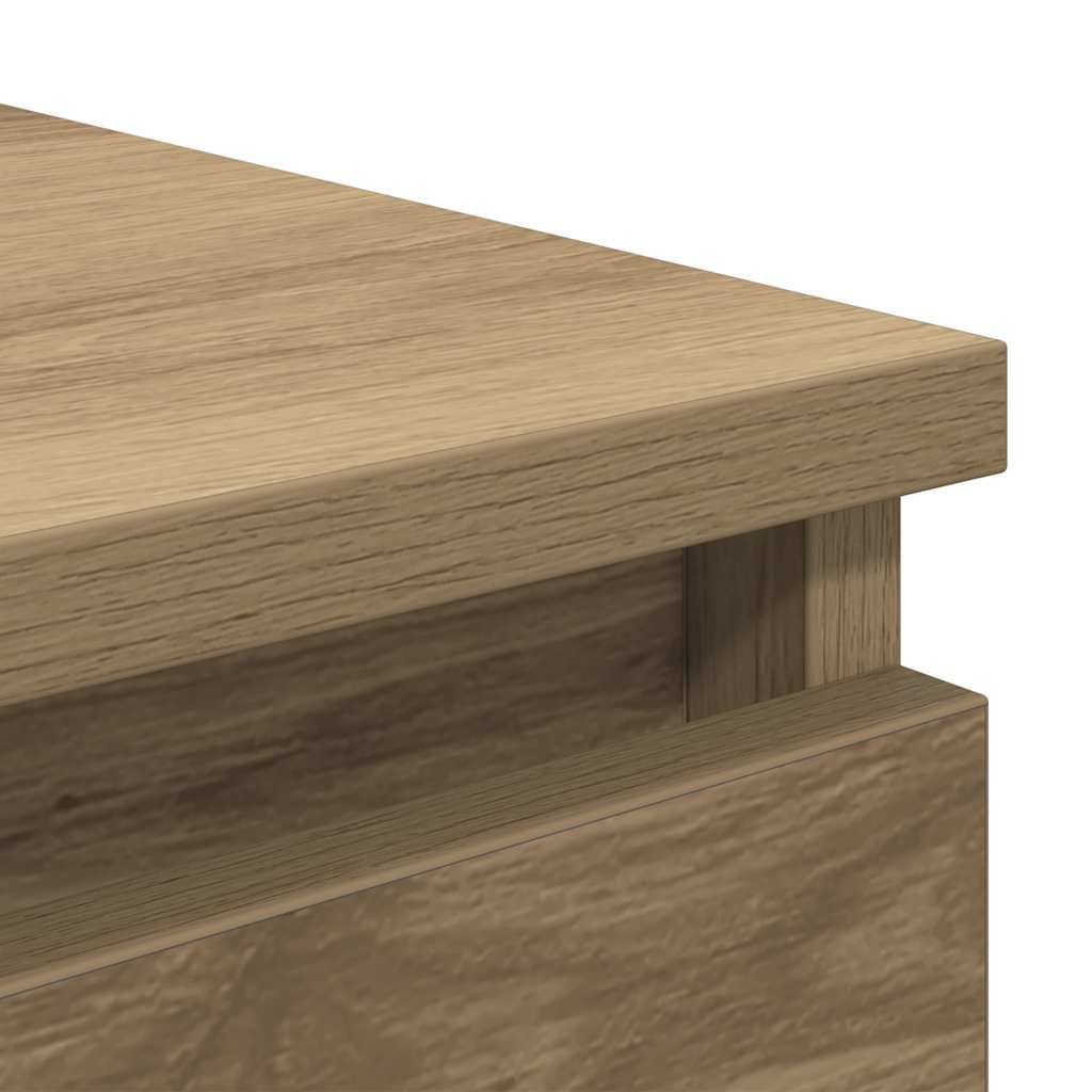 vidaXL Komoda z szufladami Artisan Oak 37,5x35x99 cm Drewno klejone