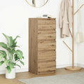 vidaXL Komoda z szufladami Artisan Oak 37,5x35x99 cm Drewno klejone