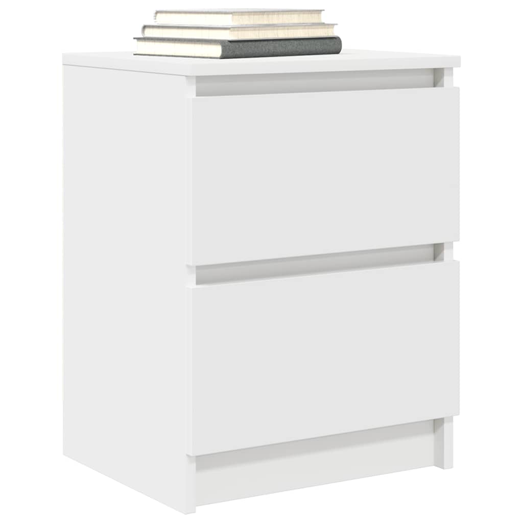 vidaXL Szafka pod TV, biała, 40x35x54 cm, materiał drewnopochodny
