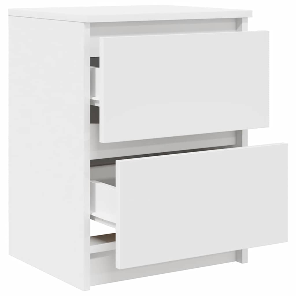 vidaXL Szafka pod TV, biała, 40x35x54 cm, materiał drewnopochodny