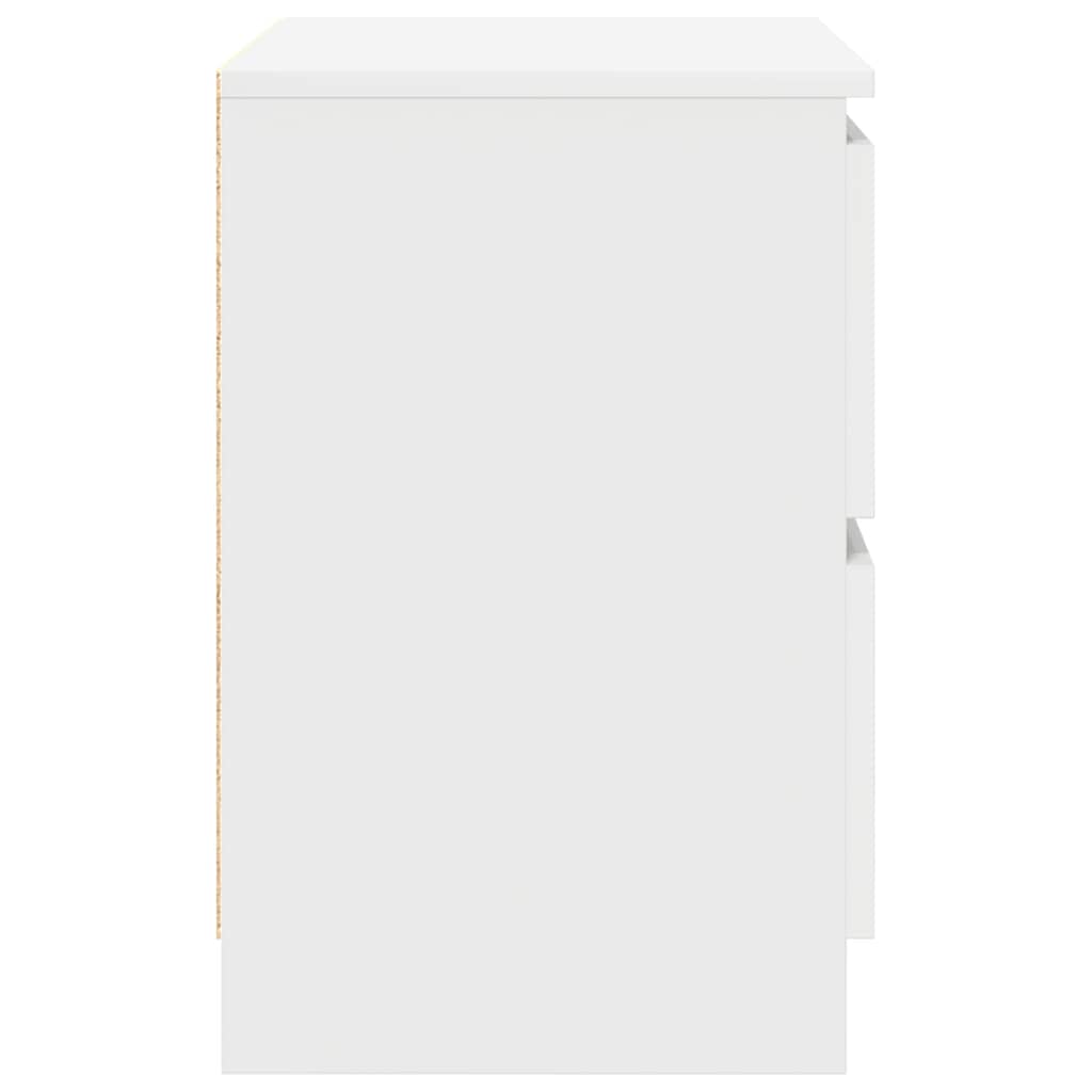 vidaXL Szafka pod TV, biała, 40x35x54 cm, materiał drewnopochodny