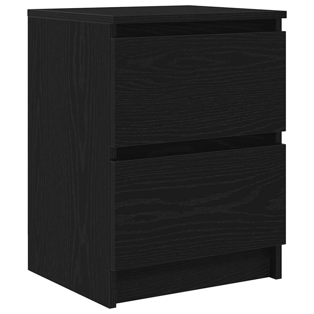 vidaXL Szafka pod TV, czarna, 40x35x54 cm, materiał drewnopochodny