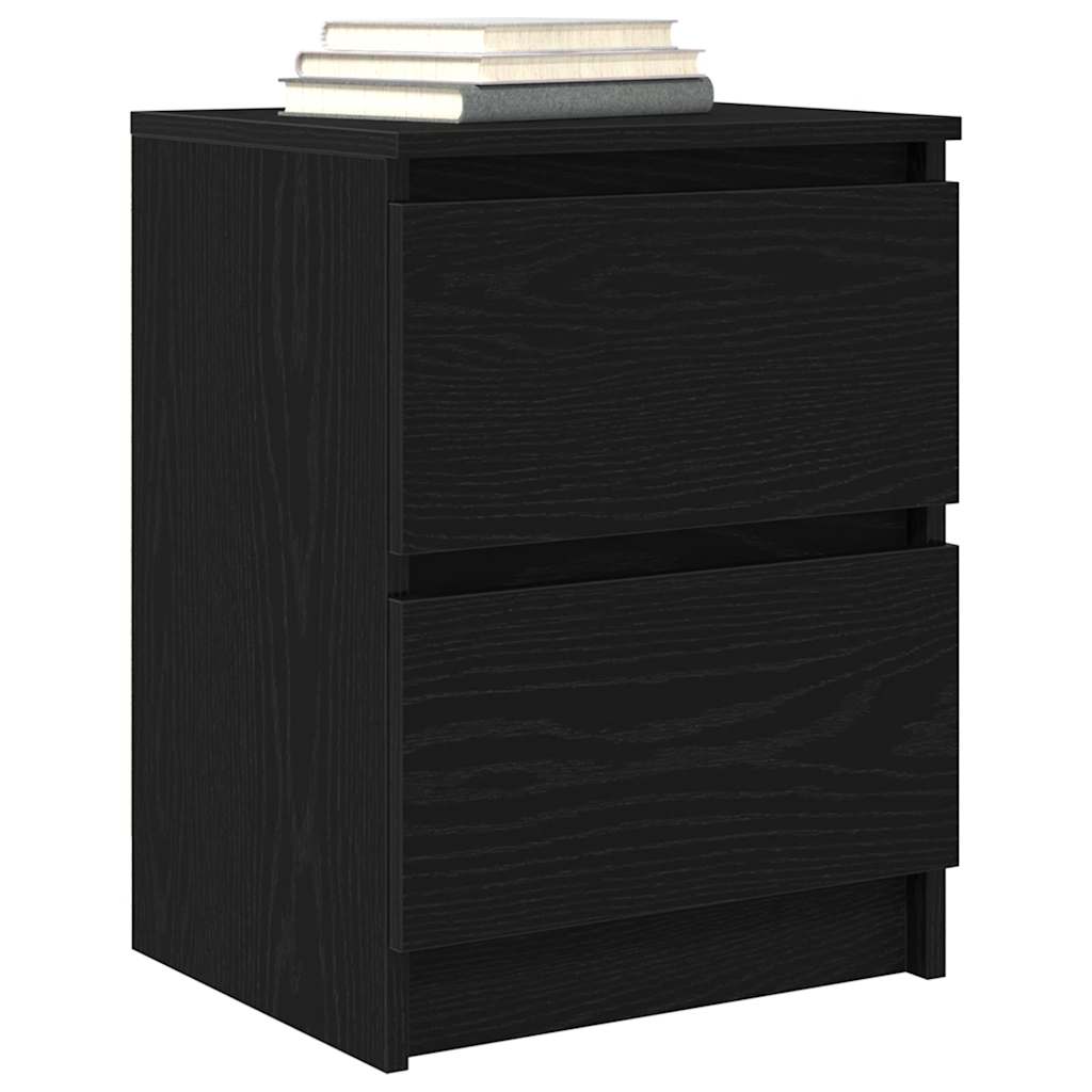 vidaXL Szafka pod TV, czarna, 40x35x54 cm, materiał drewnopochodny