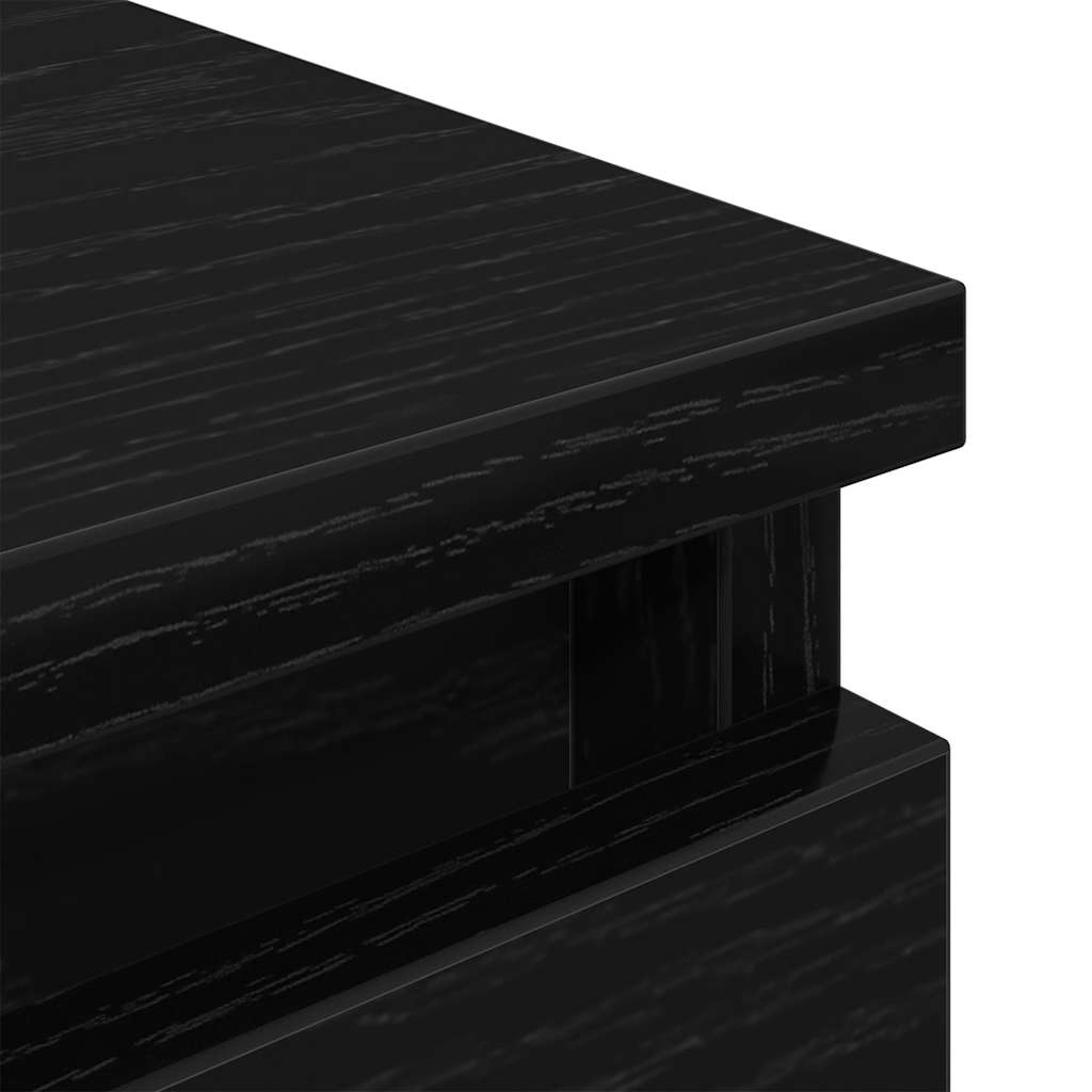 vidaXL Szafka pod TV, czarna, 40x35x54 cm, materiał drewnopochodny