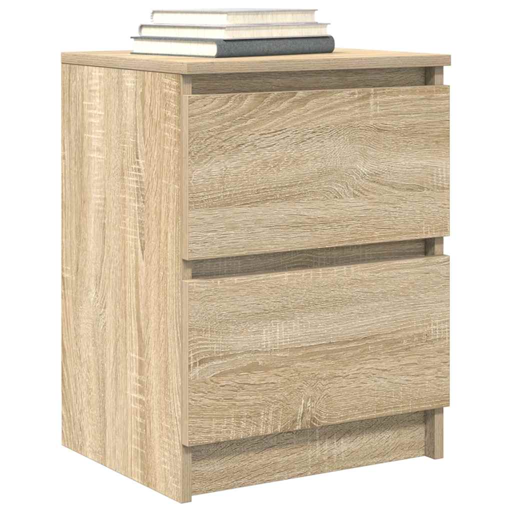 vidaXL Szafka pod TV, dąb sonoma, 40x35x54 cm, materiał drewnopochodny